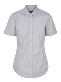 Westgarth Gingham Short Sleeve Shirt - Women - Grey