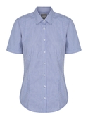 Westgarth Gingham Short Sleeve Shirt - Women - Navy