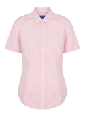 Westgarth Gingham Short Sleeve Shirt - Women - Pink
