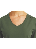 Matrix Pro V Neck Scrub Top with Knit Side Panels - Women
