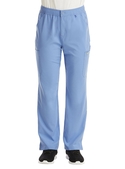 Momentum Fly Front Cargo Scrub Pant - Men - Ceil Blue