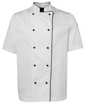 Short Sleeve Polycotton Chef Jackets - Unisex
