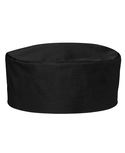 Chefs Hat - Flat Top - Black