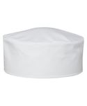Chefs Hat - Flat Top - White
