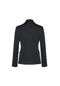 Mid Length Jacket - Cool Stretch - Women - Charcoal - Back View