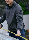 Work Fleece 1/4 Zip Pullover With Sherpa Lining
