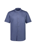 Salsa Short Sleeve Chef Shirt - Men/Unisex - Grey Smoke