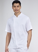 Alfresco Recycled Polyester Short Sleeve Chef Jacket - Men
