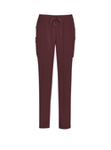 Avery Slim Leg Scrub Pant - Women - Burgundy