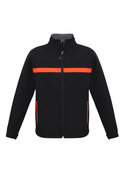 Charger BIZ TECH Soft Shell Jacket - Unisex - Black/Orange/Grey