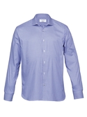 Barkers Stamford Check Shirt - Men - Navy/Blue/White