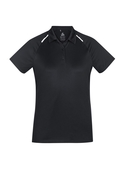 Academy BIZ COOL Polo Shirt - Women - Black/White