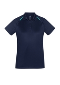Academy BIZ COOL Polo Shirt - Women - Navy/Teal