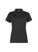 Action Recycled Polyester Polo Shirt - Women - Grey