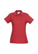 Crew Classic Poly/Cotton Pique Polo Shirt - Women - Red