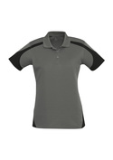 Talon BIZCOOL Mesh Polo Shirt - Women - Ash/Black