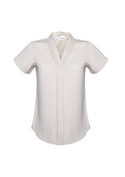Madison Short Sleeve Blouse - Women - Ivory