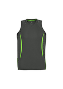 Razor BIZCOOL Sports Singlet - Men - Grey/Fluoro Lime