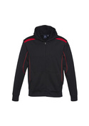 United Contrast Hoodie - Youth - Black/Red
