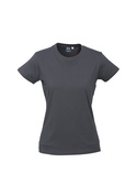 Ice Cotton Tee Shirt - Women - Charcoal
