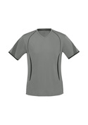 Razor BIZ COOL V-Neck Tee - Men - Ash/Black