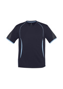 Razor BIZCOOL V-Neck Tee - Youth - Navy/Sky