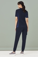 Riley V-Neck Scrub Top - Women - Back