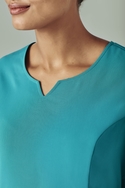 Avery Round Neck Tailored Fit Scrub Top - Women