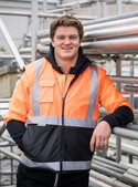 Hi Vis 2-Way Day/Night Vest - Fleece Lining