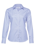 Barkers Hudson Check Shirt - Women - Sky Blue/White