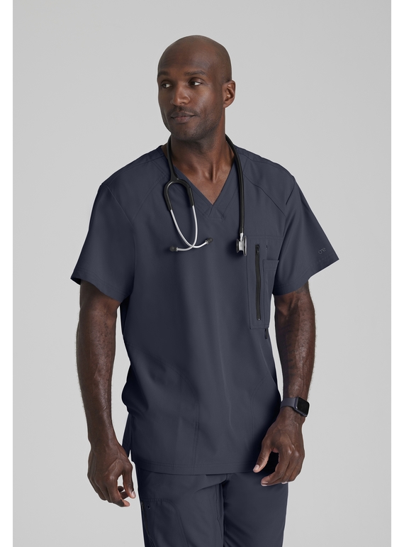 Barco One Amplify Scrub Top - Men - 905 Steel