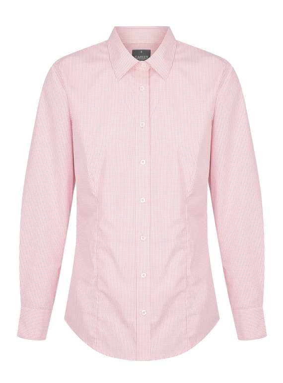 Westgarth Gingham Long Sleeve Shirt - Women - Pink