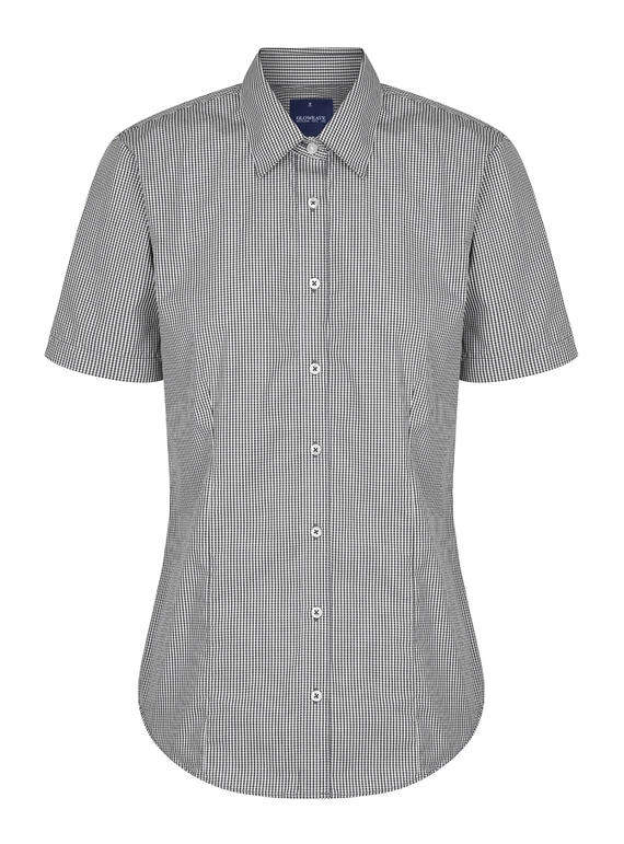 Westgarth Gingham Short Sleeve Shirt - Women - Black