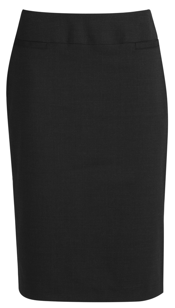 Relaxed Fit Skirt - Wool Stretch - Black