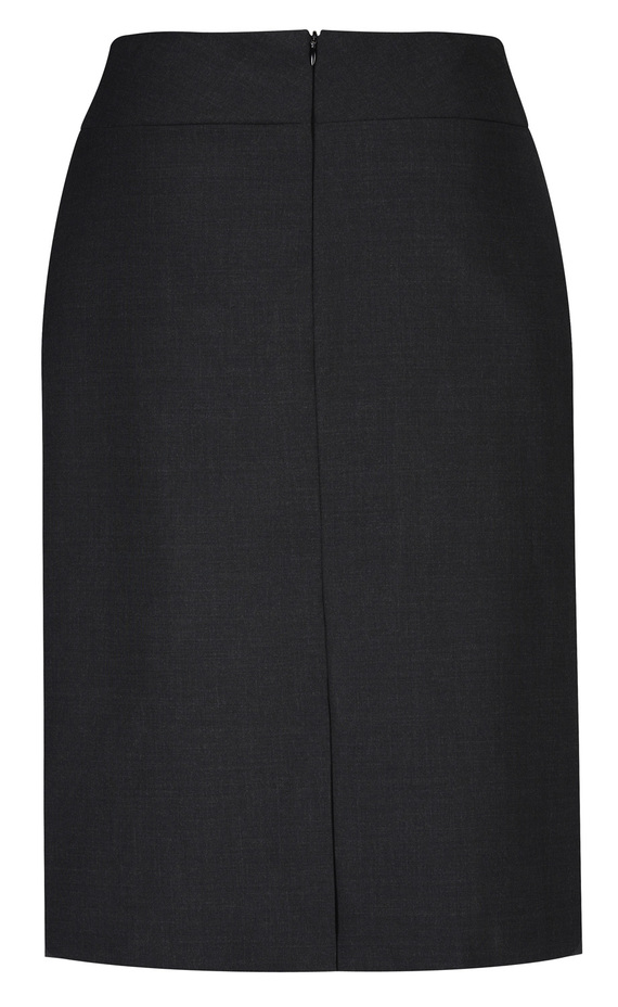 Relaxed Fit Skirt - Wool Stretch