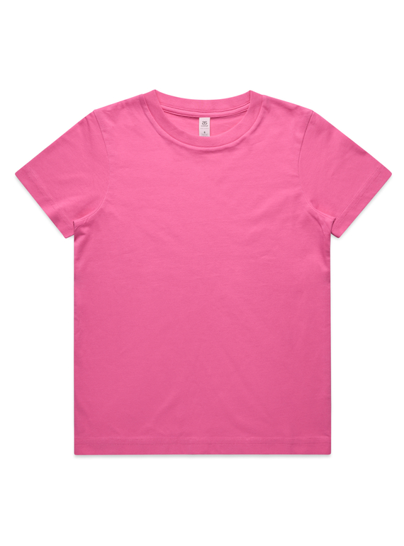 Staple Cotton Tee - Youth/Teen - Charity Pink