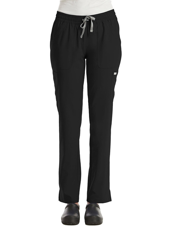 Momentum 6 Pocket Scrub Pant - Women - Black