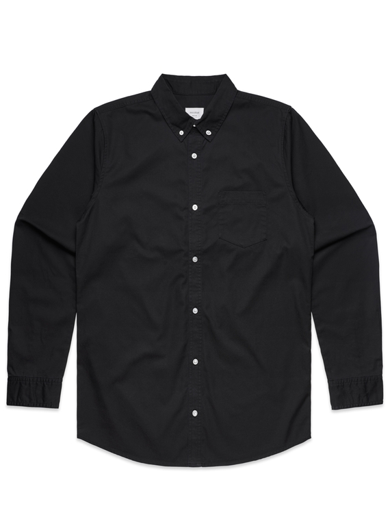 Denim Wash Shirt - Men - Black
