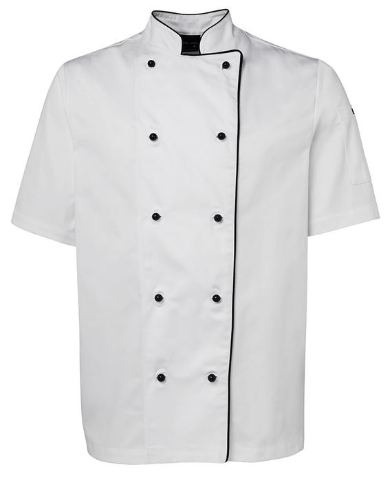 Short Sleeve Polycotton Chef Jackets - Unisex