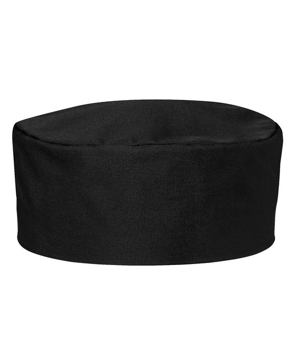 Chefs Hat - Flat Top - Black