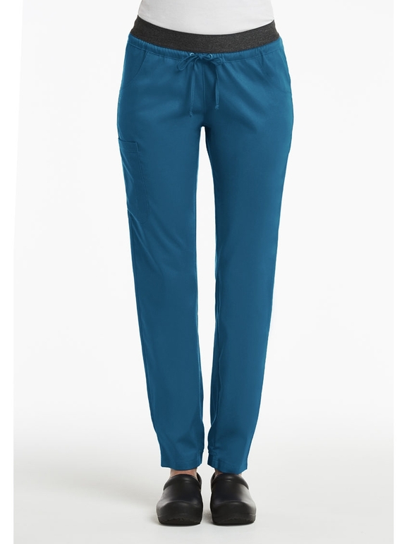 Matrix Elastic Waistband Jogger Scrub Pants - Women - Caribbean Blue