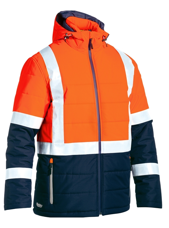 Taped Hi Vis Puffer Jacket