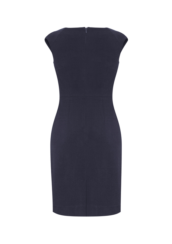 Audrey Stretch Shift Dress - Women - Back View