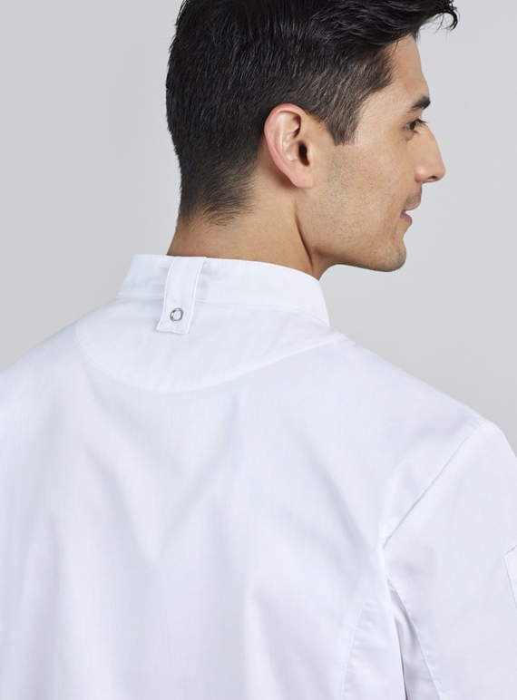 Alfresco Recycled Polyester Short Sleeve Chef Jacket - Men