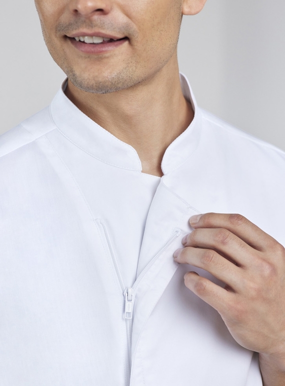 Alfresco Recycled Polyester Short Sleeve Chef Jacket - Men