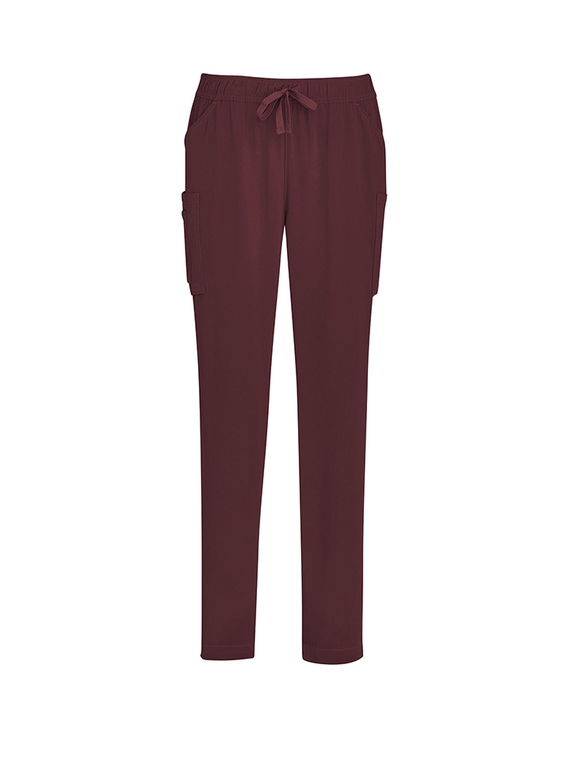 Avery Slim Leg Scrub Pant - Women - Burgundy