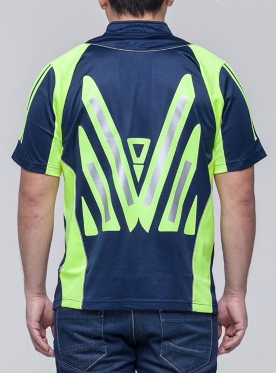 Hi Vis Forestry Heat Transfer Print - Back