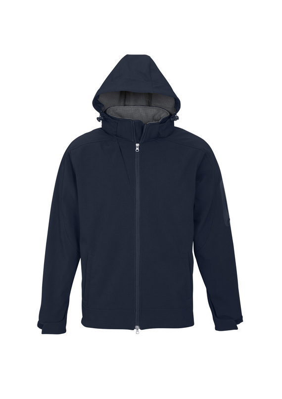 Summit Stretch Soft Shell Jacket - Men - Navy/Graphite