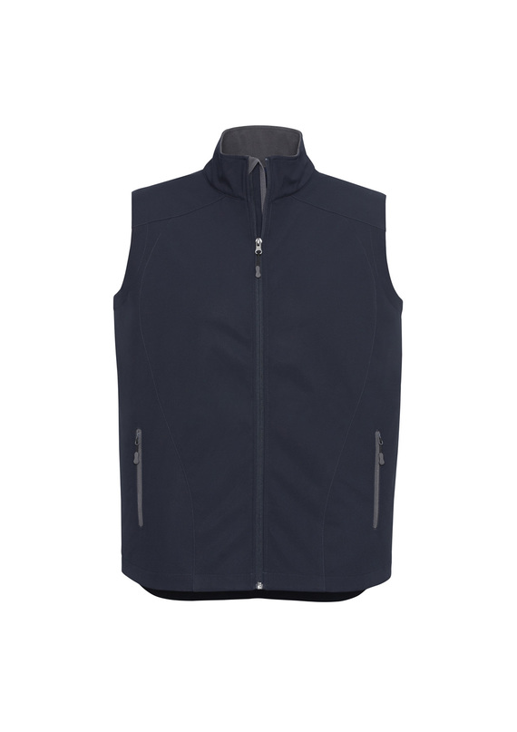 Geneva BIZ-TECH Soft Shell Vest - Men - Navy/Graphite