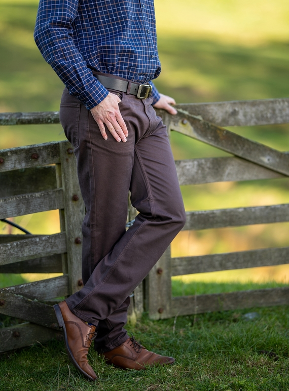 Lightweight Moleskin Work Jeans - Men